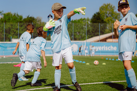 Auswärtscamp der Löwen-Fußballschule