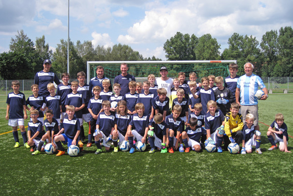 Die Teilnehmer*innen des Camps in Pfaffenhofen. Foto: TSV 1860