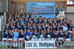 Die Löwen-Fußballschule zu Gast beim TSV St. Wolfgang. Foto. TSV 1860